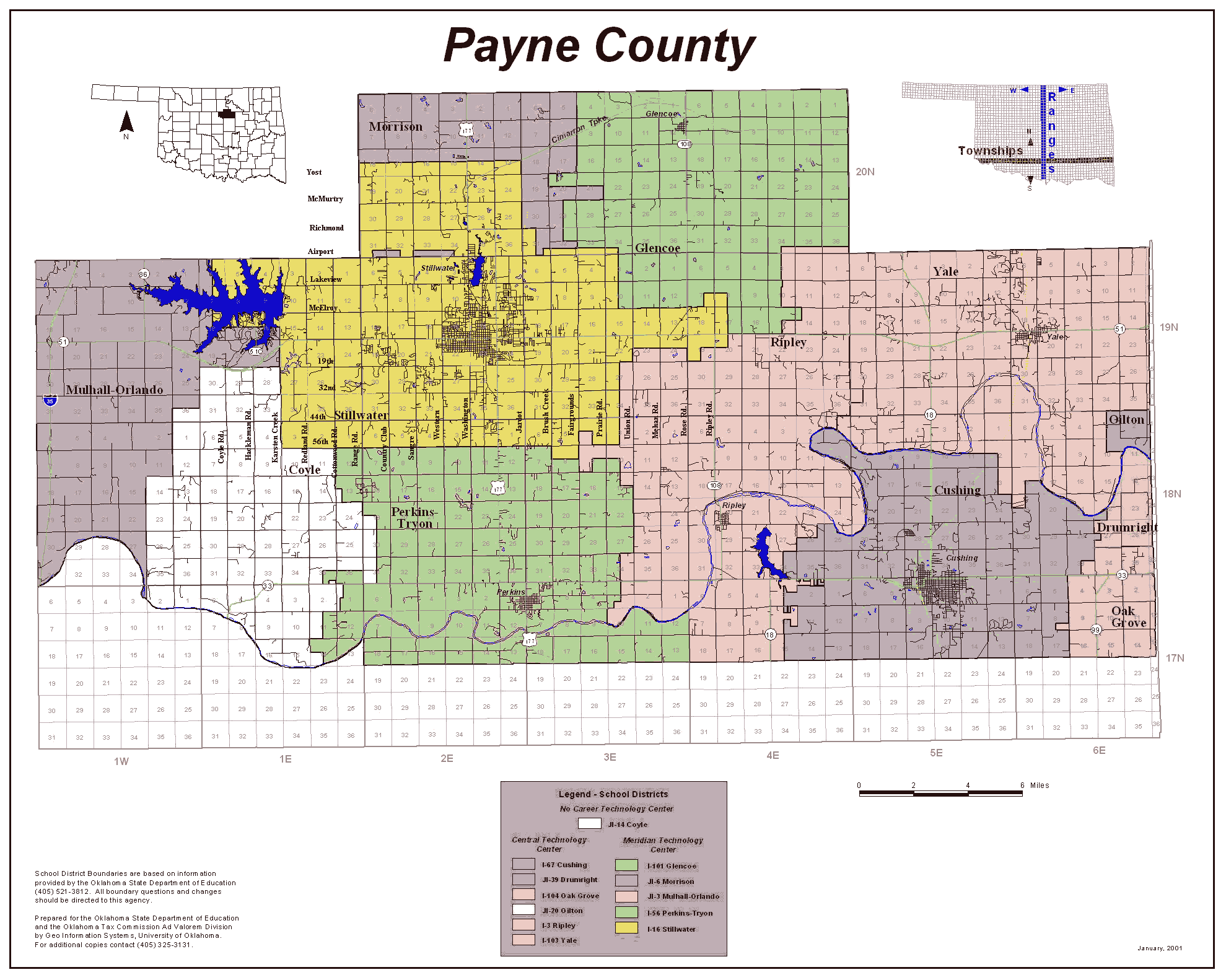 Payne County Map