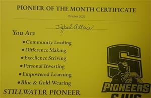 Pioneer of the Month